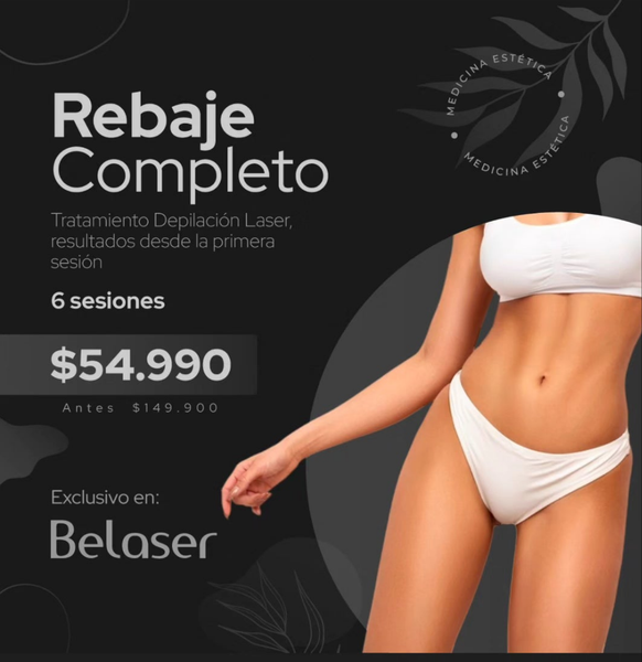 Laser bikini completo sale